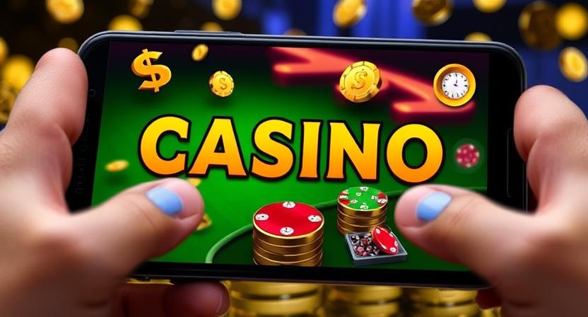 555WW mobile casino app interface