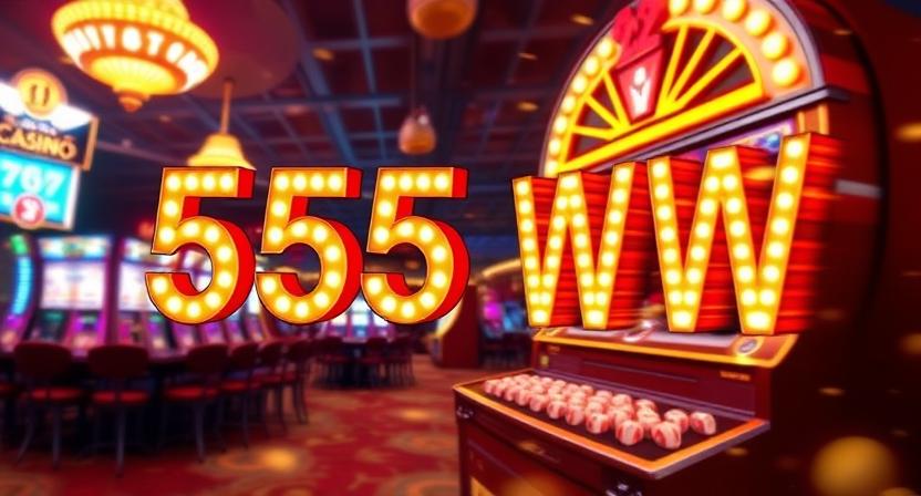 Variety of slot machines available on 555WW